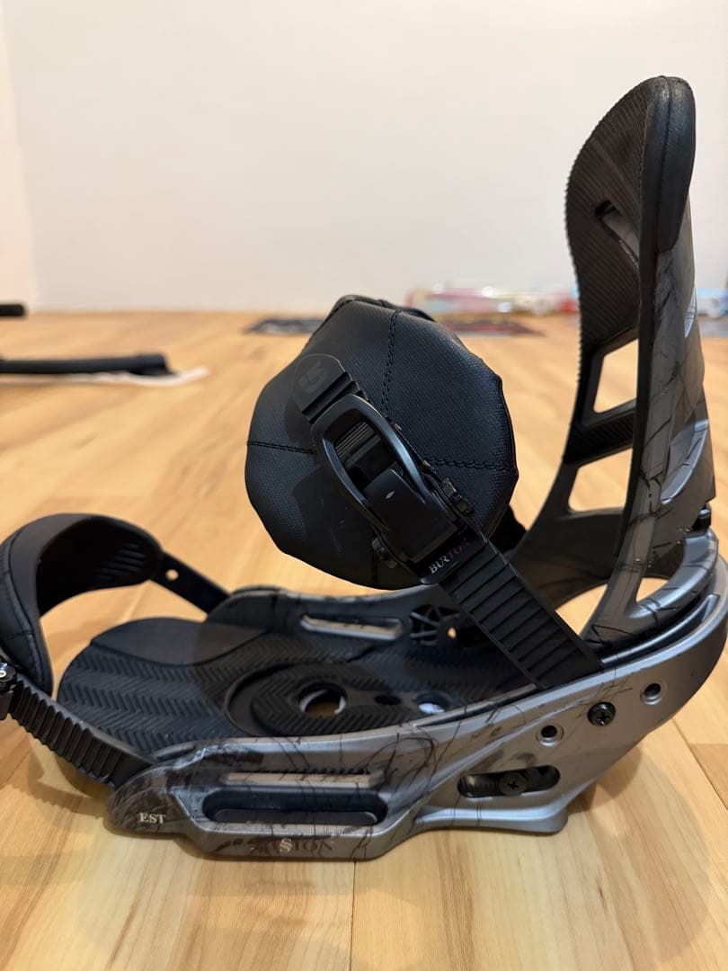 Burton mission estスノーボードビンディング ブラック グレー