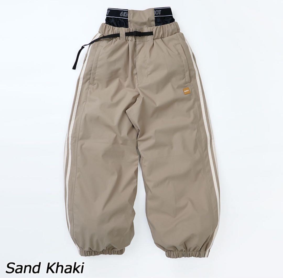 6KNOT スノーボードウェア Sand Khaki