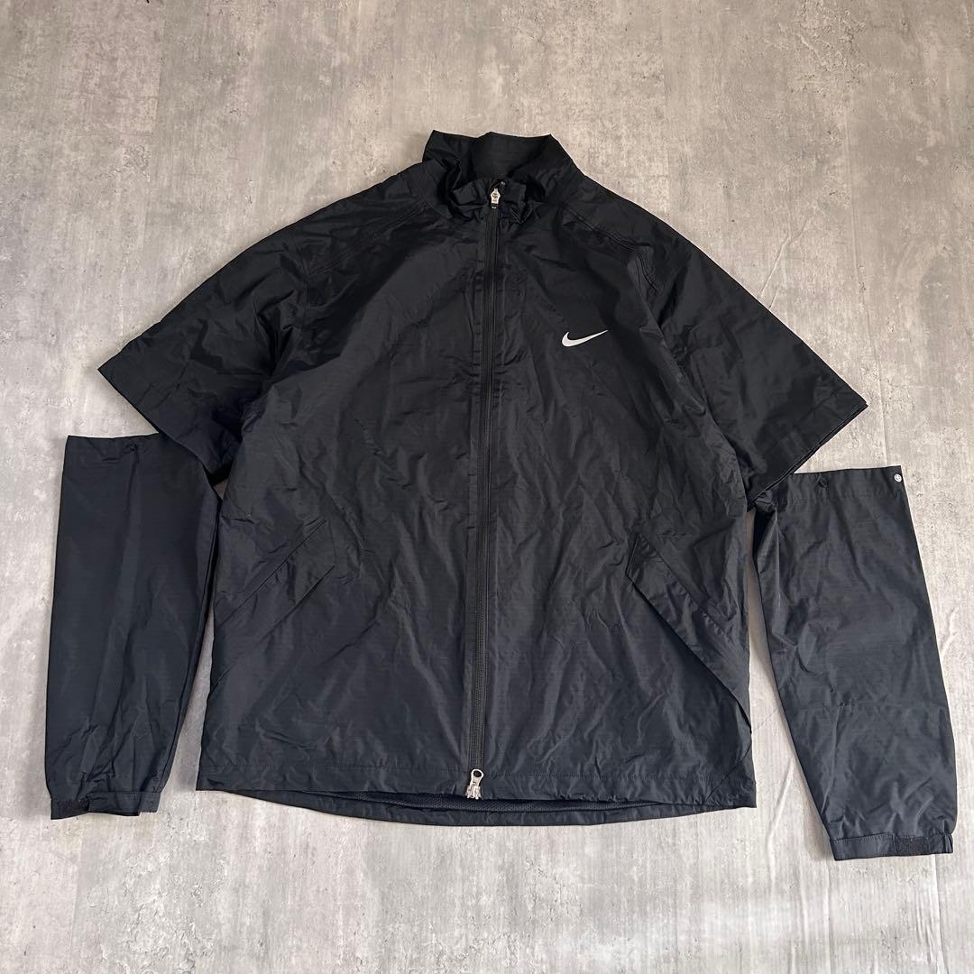 Z196 美品 NIKE ゴルフ STORM-FIT 上下 XL 2way 黒