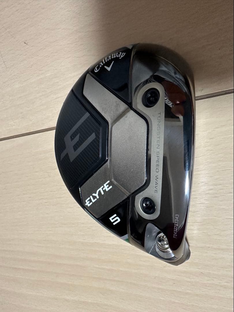 1ラウンドのみ　キャロウェイ エリート５Ｗ　アジャスタブルホーゼル　ヘッドのみ