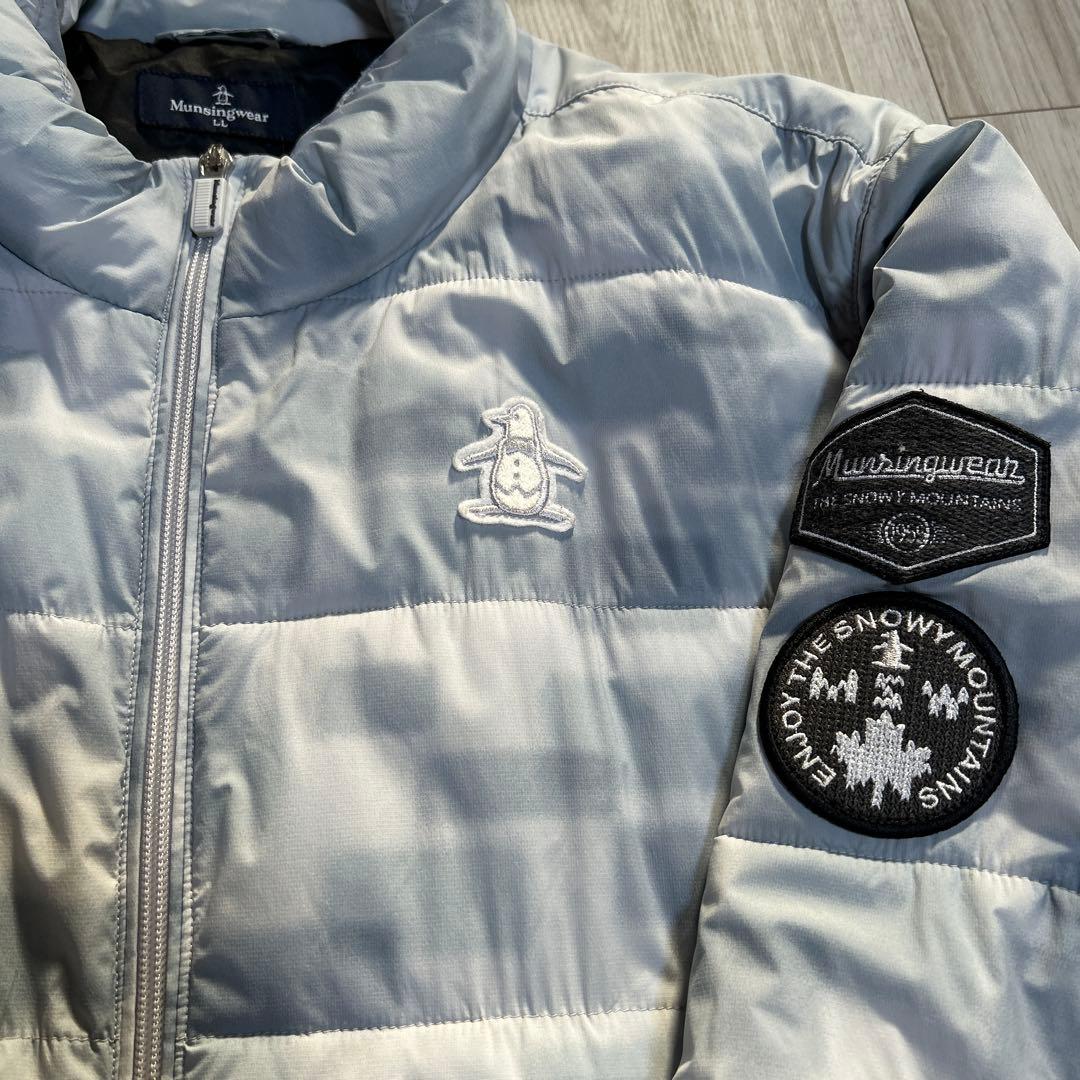 Munsingwear シルバー キルティングジャケット L 軽量ダウン