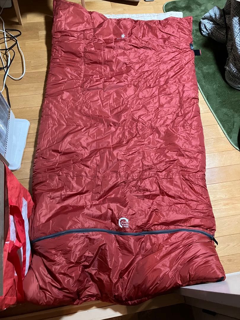 スノーピークセパレートシュラフオフトンワイド 高機能保温素材　使用可能温度5度〜