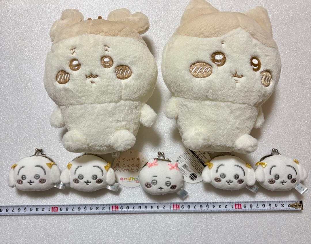 ちいかわ　ぬいぐるみ、がまぐち
