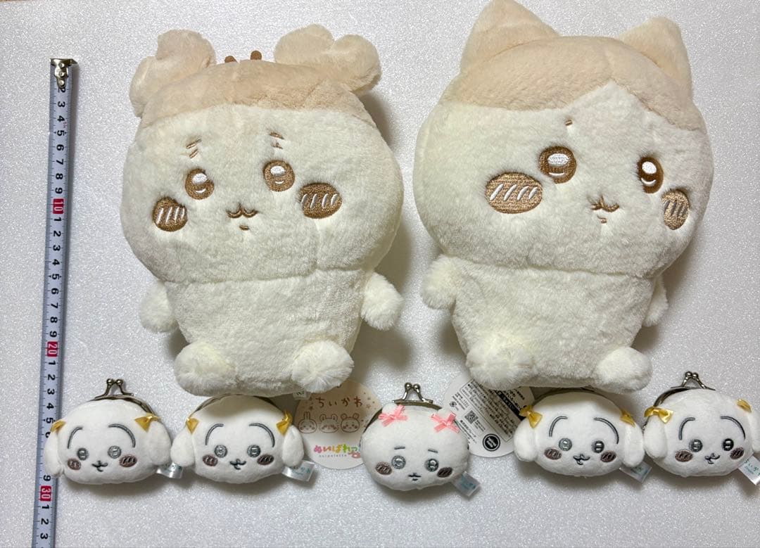 ちいかわ　ぬいぐるみ、がまぐち