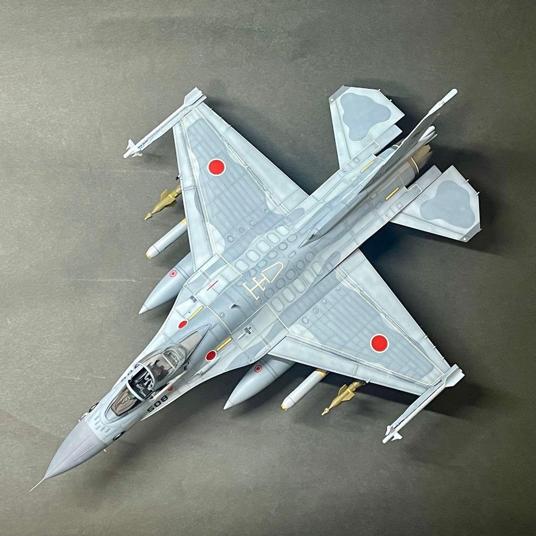 【完成品】 ハセガワ 1/48 F-16J \"ワイバーン\" 幻の爆撃