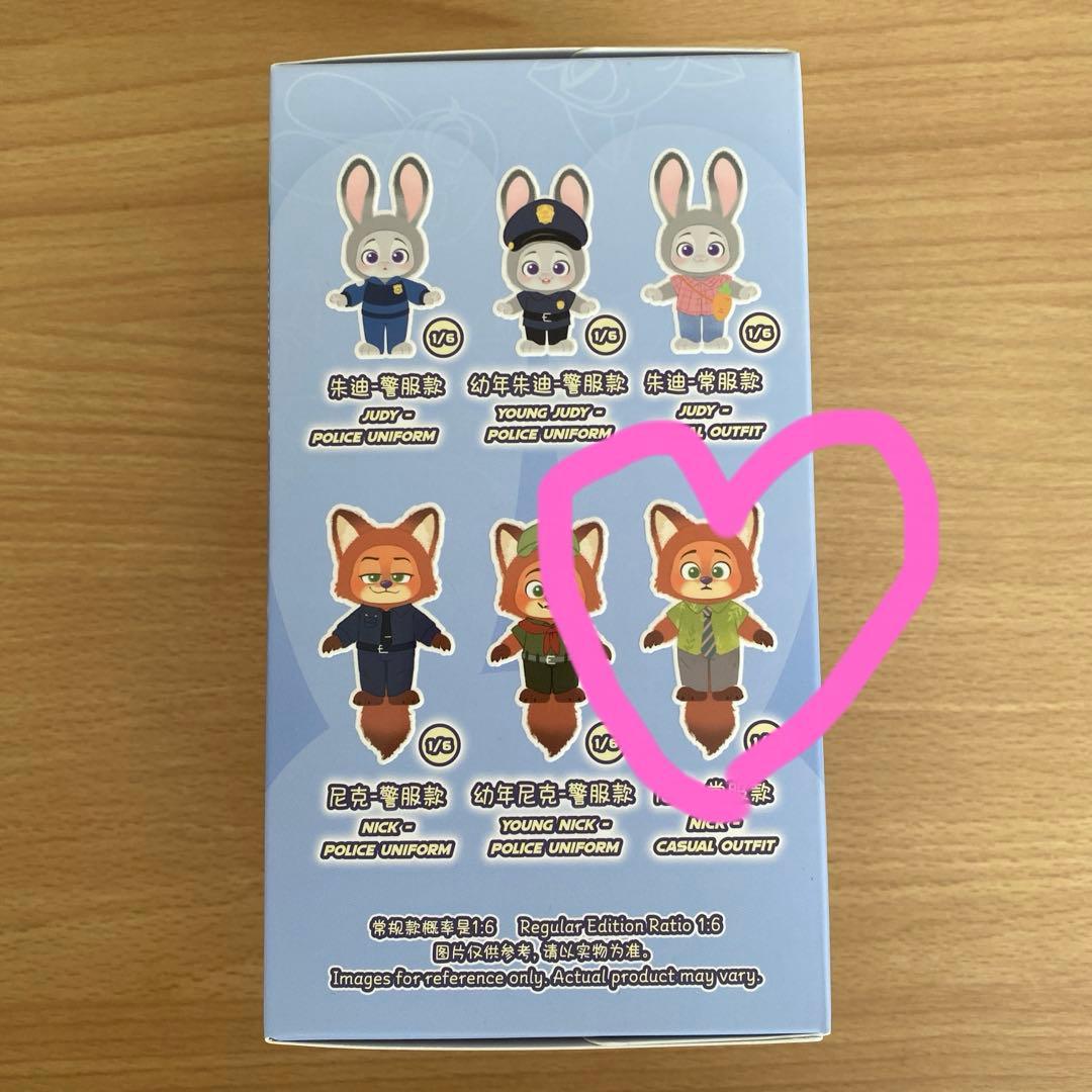 TOPTOY ズートピアぬいぐるみキーホルダー　ニック+ジュディ【新品、未使用】