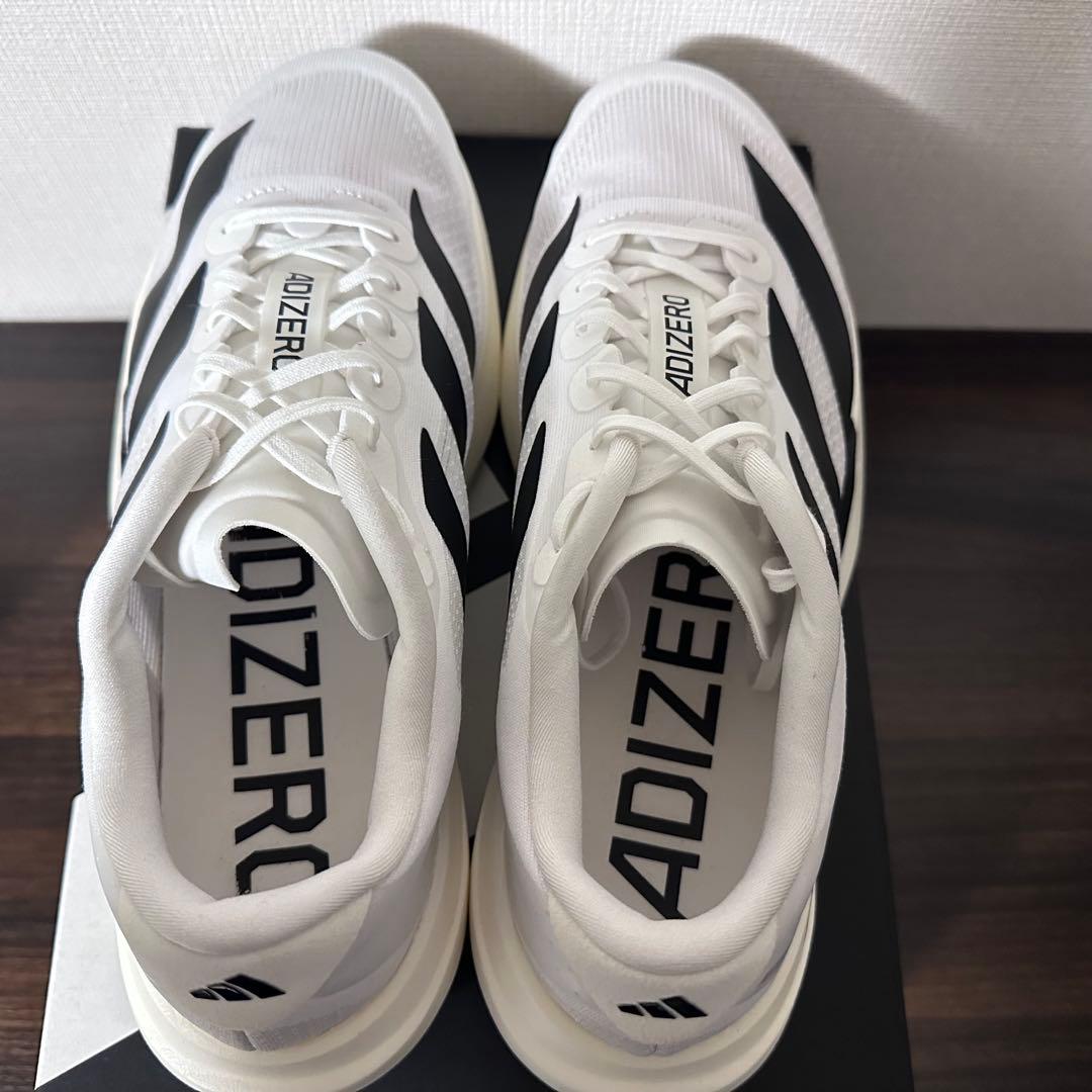 adizero Evo SL M ホワイト ブラック 26.0