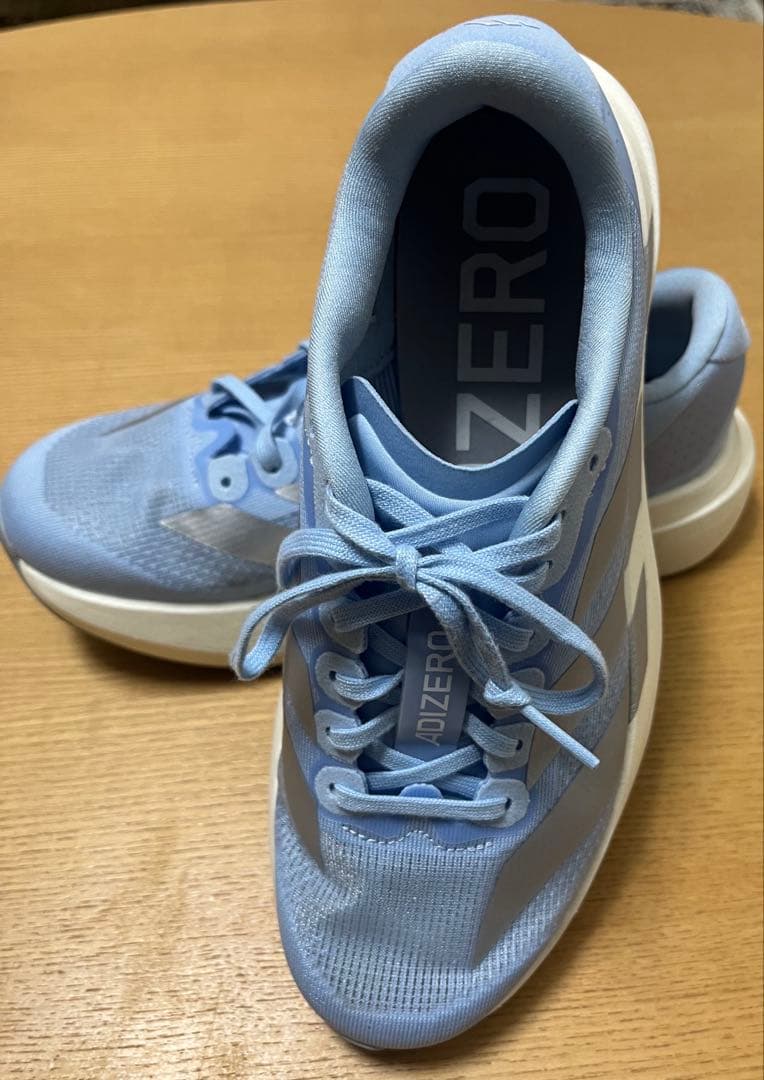 adidas アディゼロ EVO SL ブルーレディース