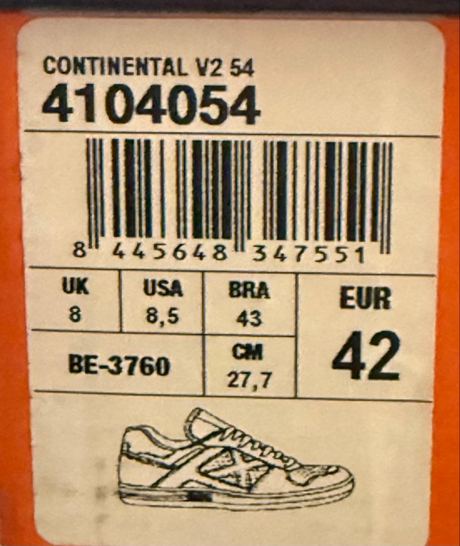 MUNICH continentalv2 人工皮革　EU42/27cm