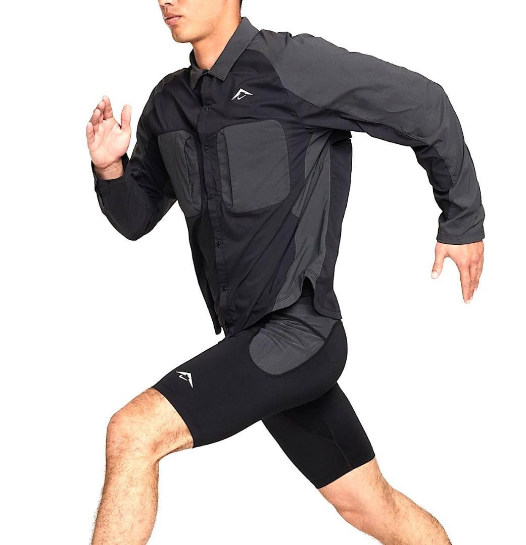 K3新品 S ナイキ トレイル ランニングシャツジャケット HJ5080-010