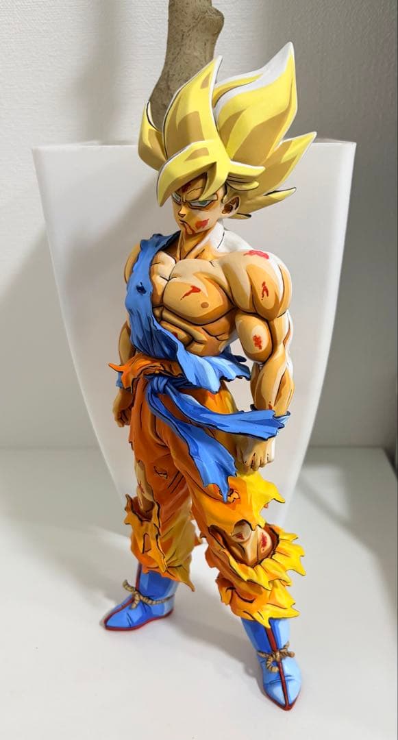 ドラゴンボールSMSPサイズ 伝説の超サイヤ人 孫悟空リペイント 二次元彩色