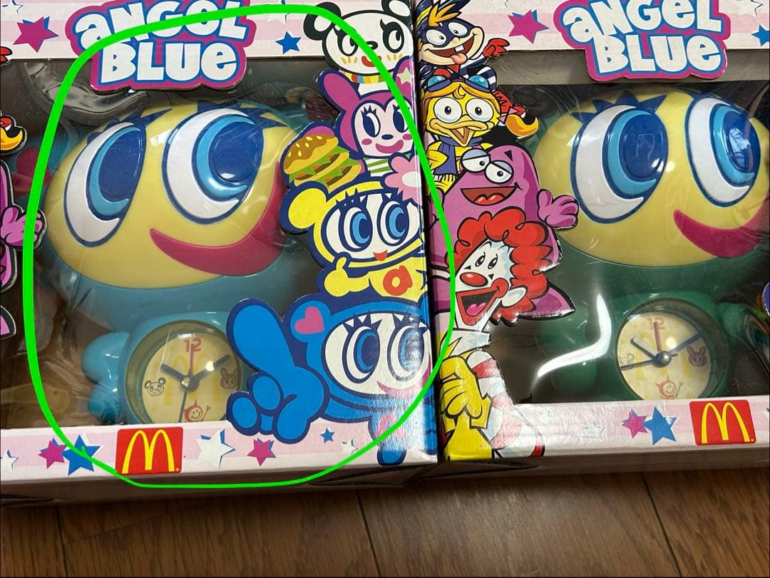 McDonald's Angel Blue キャラクター時計