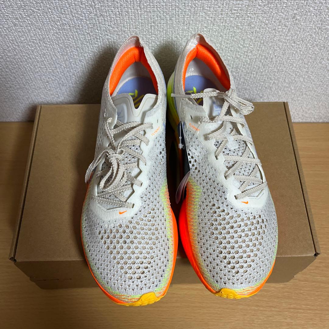 新品 ZOOMX VAPORFLY NEXT% 3 ORANGE 25.5cm