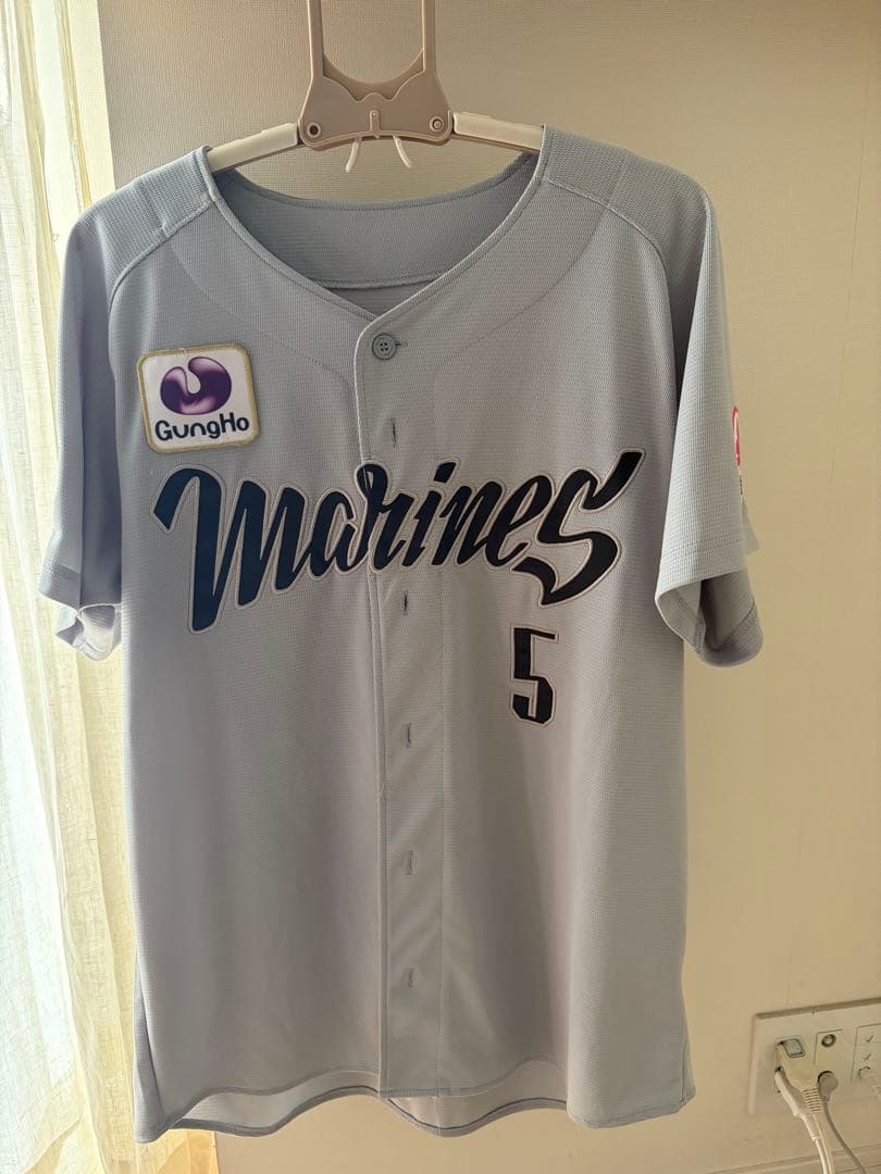 千葉ロッテマリーンズ　ユニフォーム グレーYASUDA 5