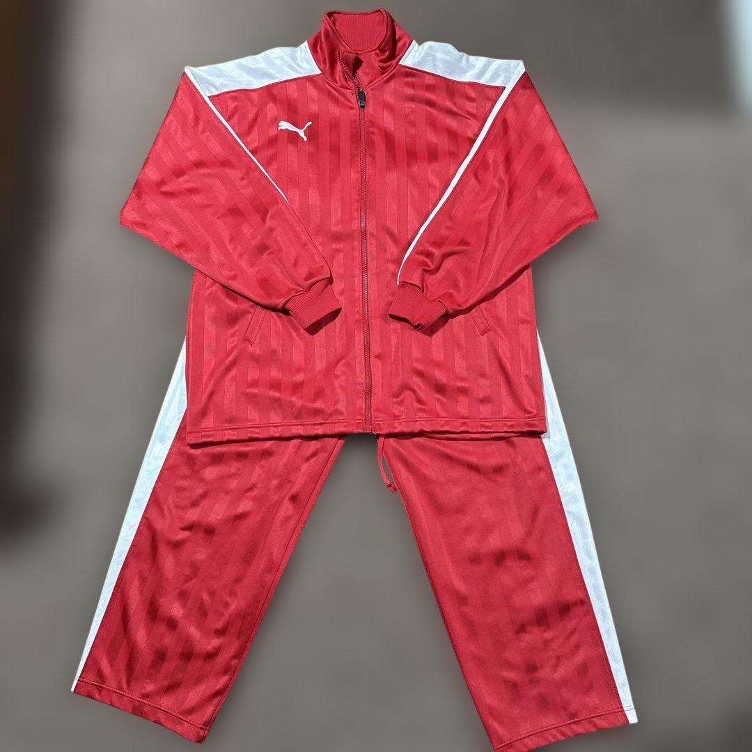 PUMAジャージ 赤 プージャ 上下セット