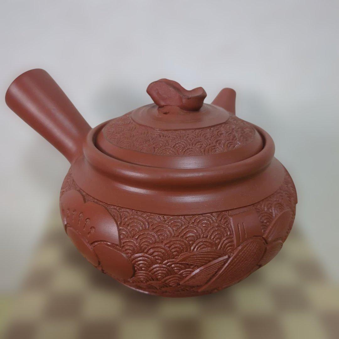 急須　茶道具　石仙作
