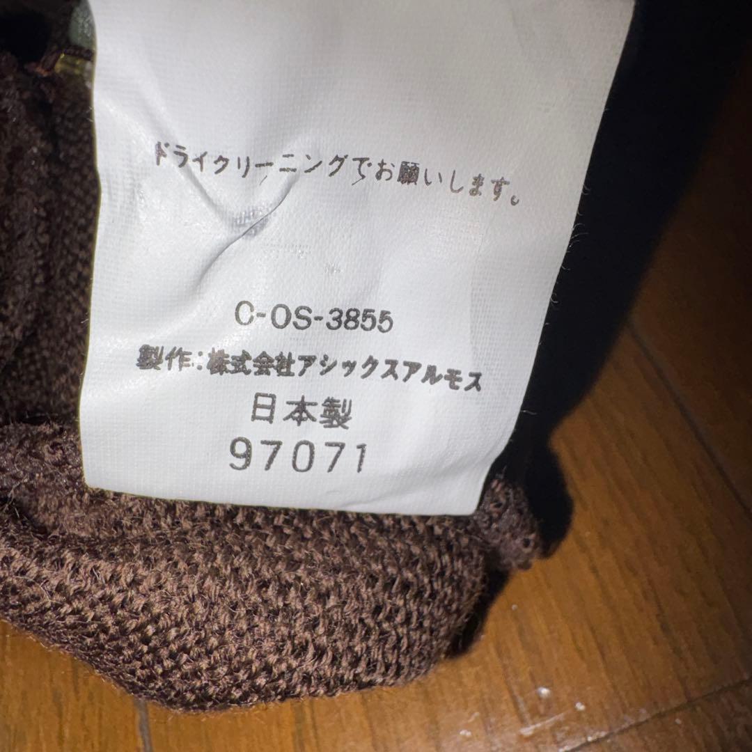 オシャレ 日本製 PING クールネックセーター(ウール100%)(脱着式裏地)