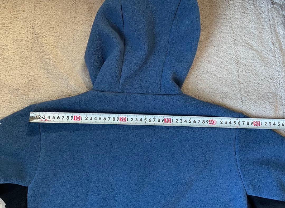 hummel フード付きジャケット 青
