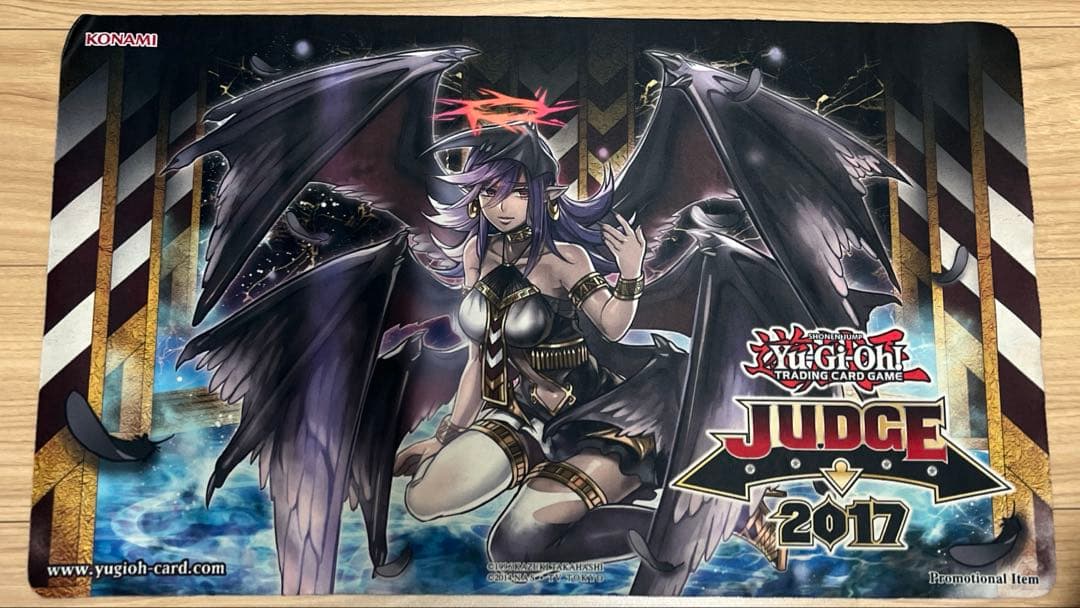 遊戯王OCG JUDGE 2017 堕天使イシュタム　プレイマット　使用済み