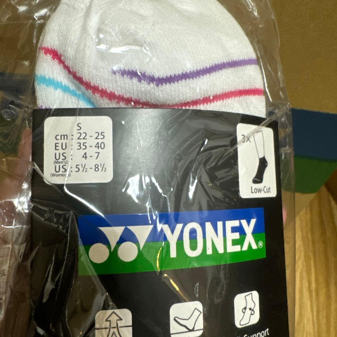 新品YONEX 29179Yスポーツソックス 22-25cm 9足セット