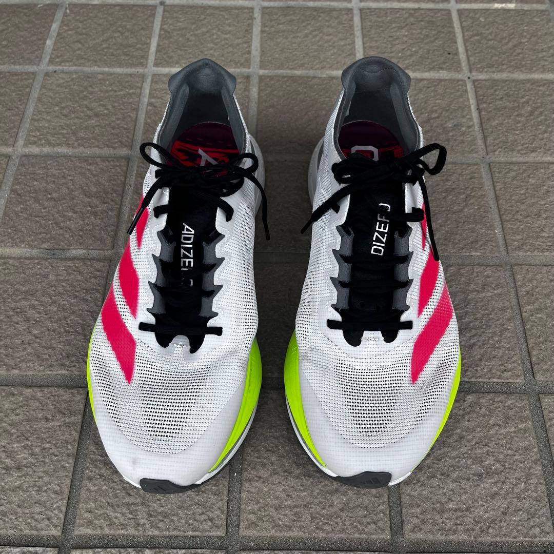 【美品】adizero ボストン12 26 ランニングシューズ