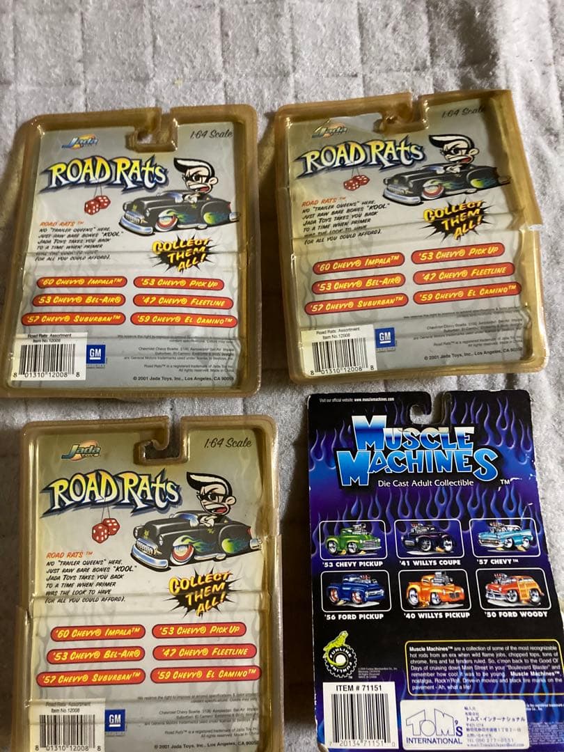 Road Rats & Muscle Machines ミニカーセット