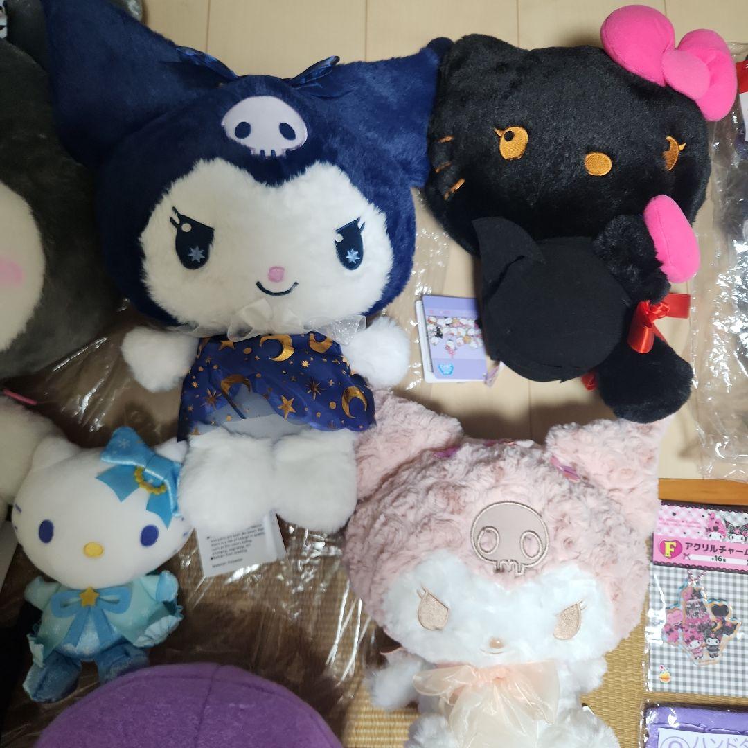 サンリオ　キャラクターぬいぐるみ、一番くじ大量セット　クロミ、ハローキティ他