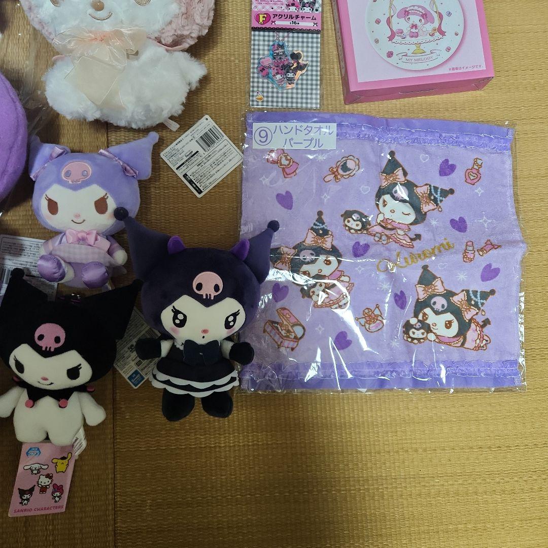 サンリオ　キャラクターぬいぐるみ、一番くじ大量セット　クロミ、ハローキティ他