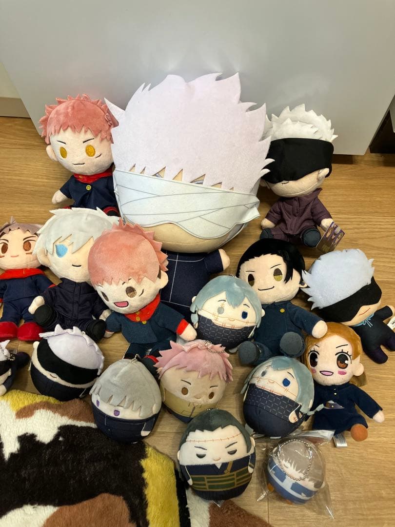 呪術廻戦アニメキャラクター ぬいぐるみ マスコット まとめ売り 17点セット