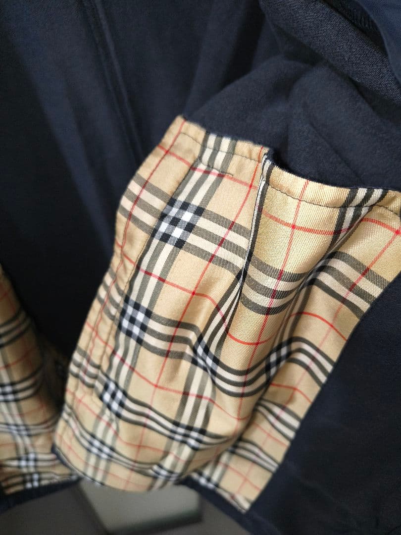 金*米様 BURBERRY GOLF ブラックナイロンジャケット LLサイズ