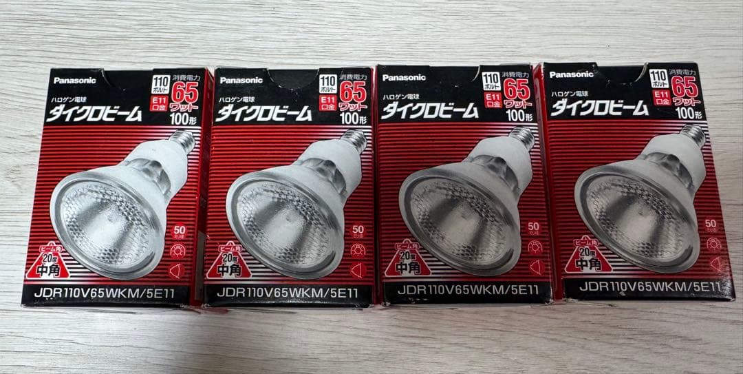 Panasonic JDR110V65WKM/5E11 65W 4個セット