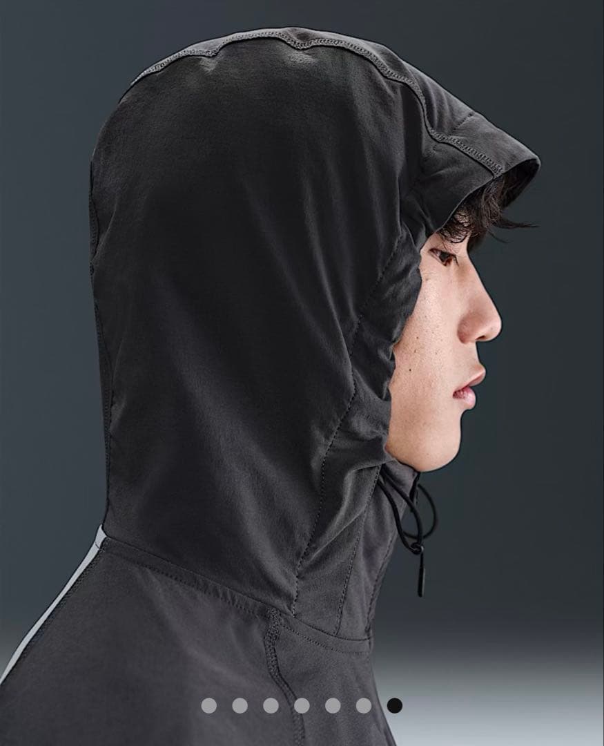 NIKE テック ウィンドランナー フルジップ グレー 《L》