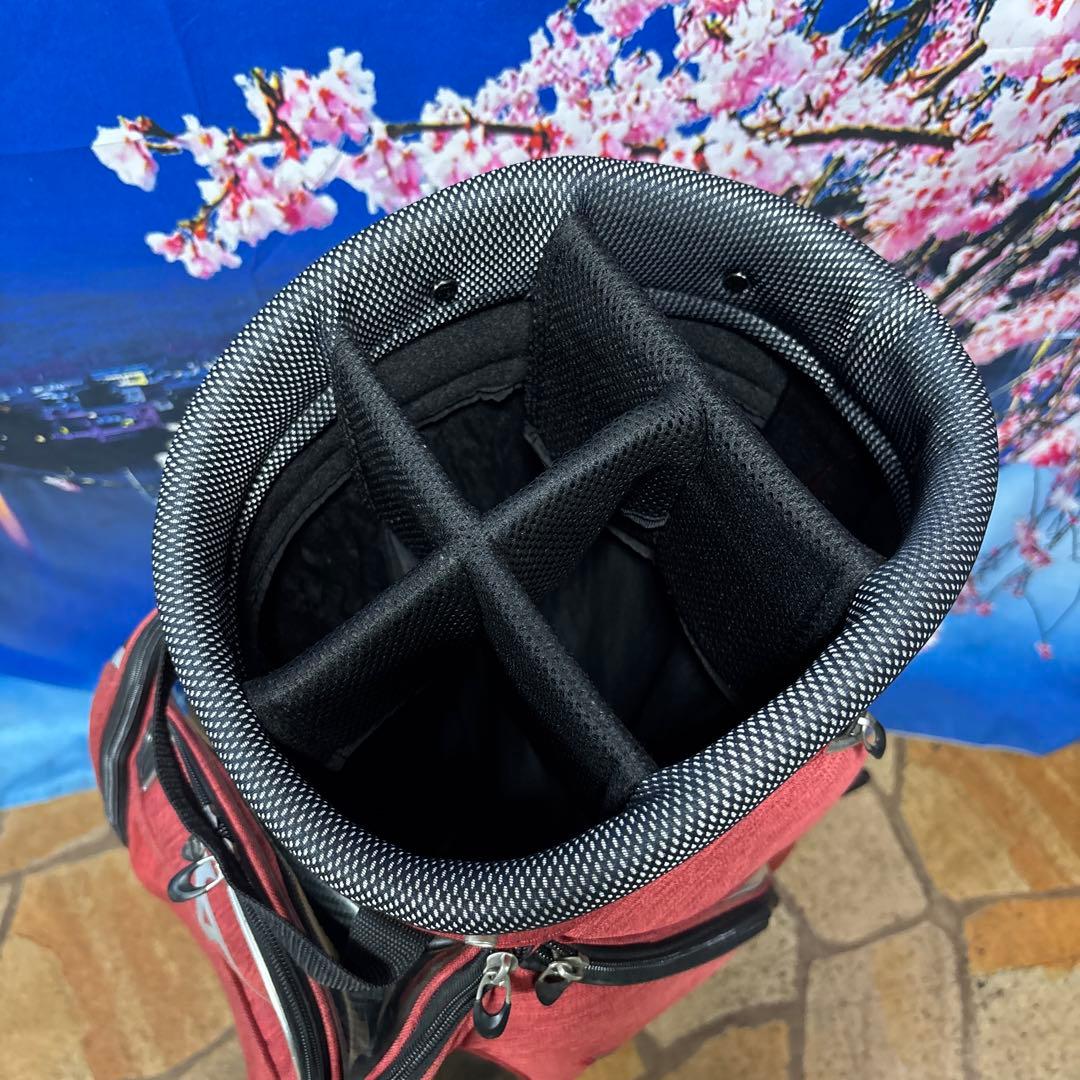 寶BW-1165 mizuno ミズノ カート式 キャディバッグ レッド