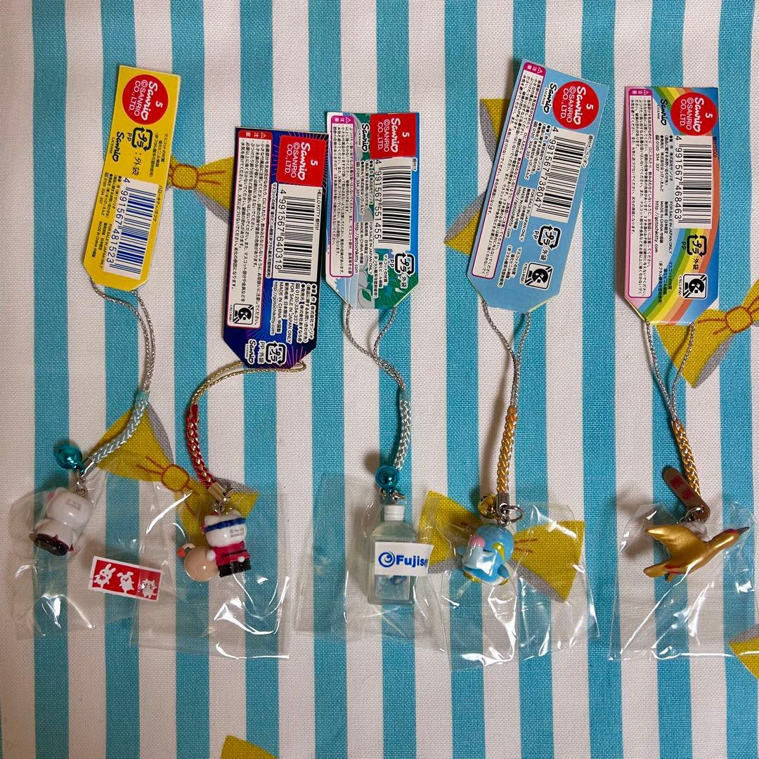 ご当地キティ まとめ売り⑧ 未開封品 根付 ストラップ 10点セット