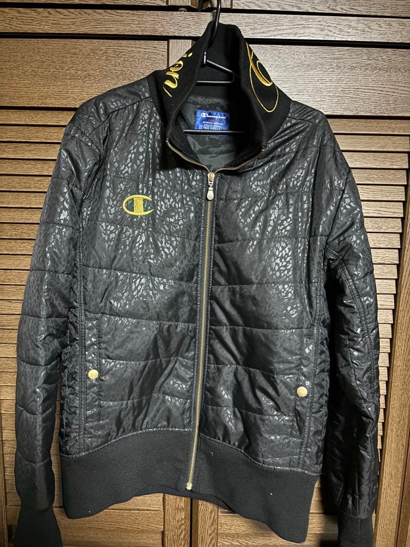 Champion キルティングジャケット L ブラック