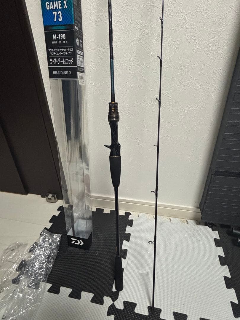 極美品　ダイワ　DAIWA LIGHT GAME X M-190 73 ロッド
