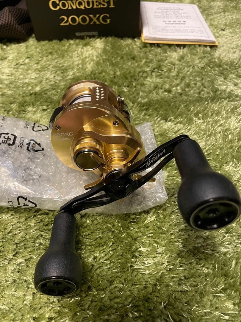 シマノ　22カルカッタコンクエスト200XG バリアル95付き　使用数回美品