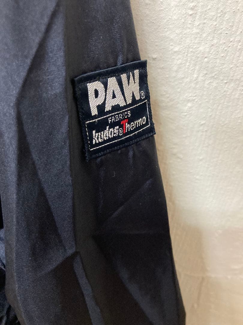 昭和ビンテージアシックスタイガーPAWナイロンセットアップ　Mサイズブラック