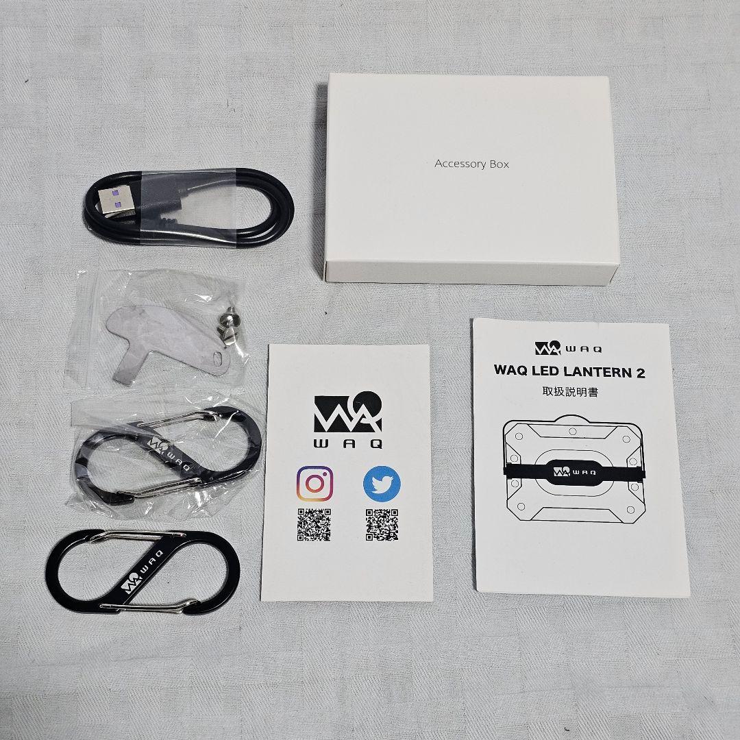 ★美品 WAQ LED ランタン2 ワック LED ライト タンカラー