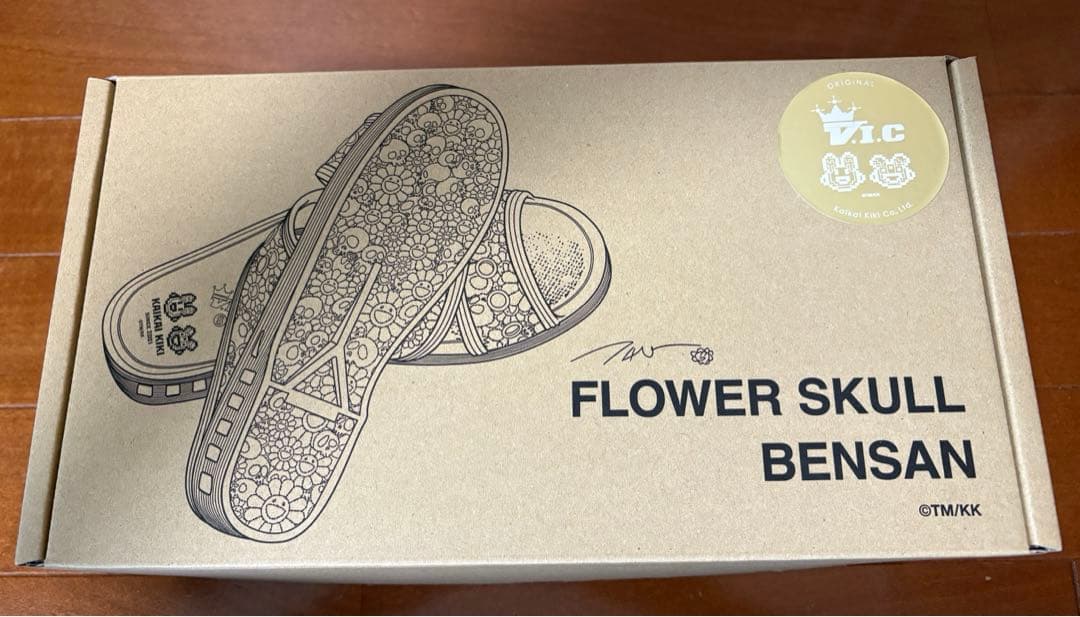村上隆 サンダル FLOWER SKULL BENSAN ラッキーボックス