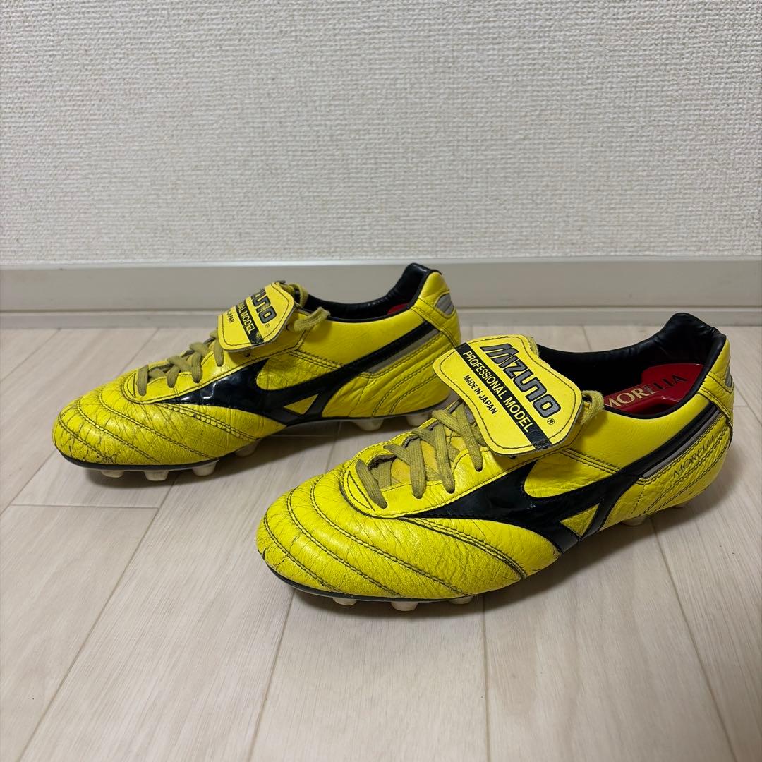 レア　Mizuno モレリア2 30周年モデル イエロー