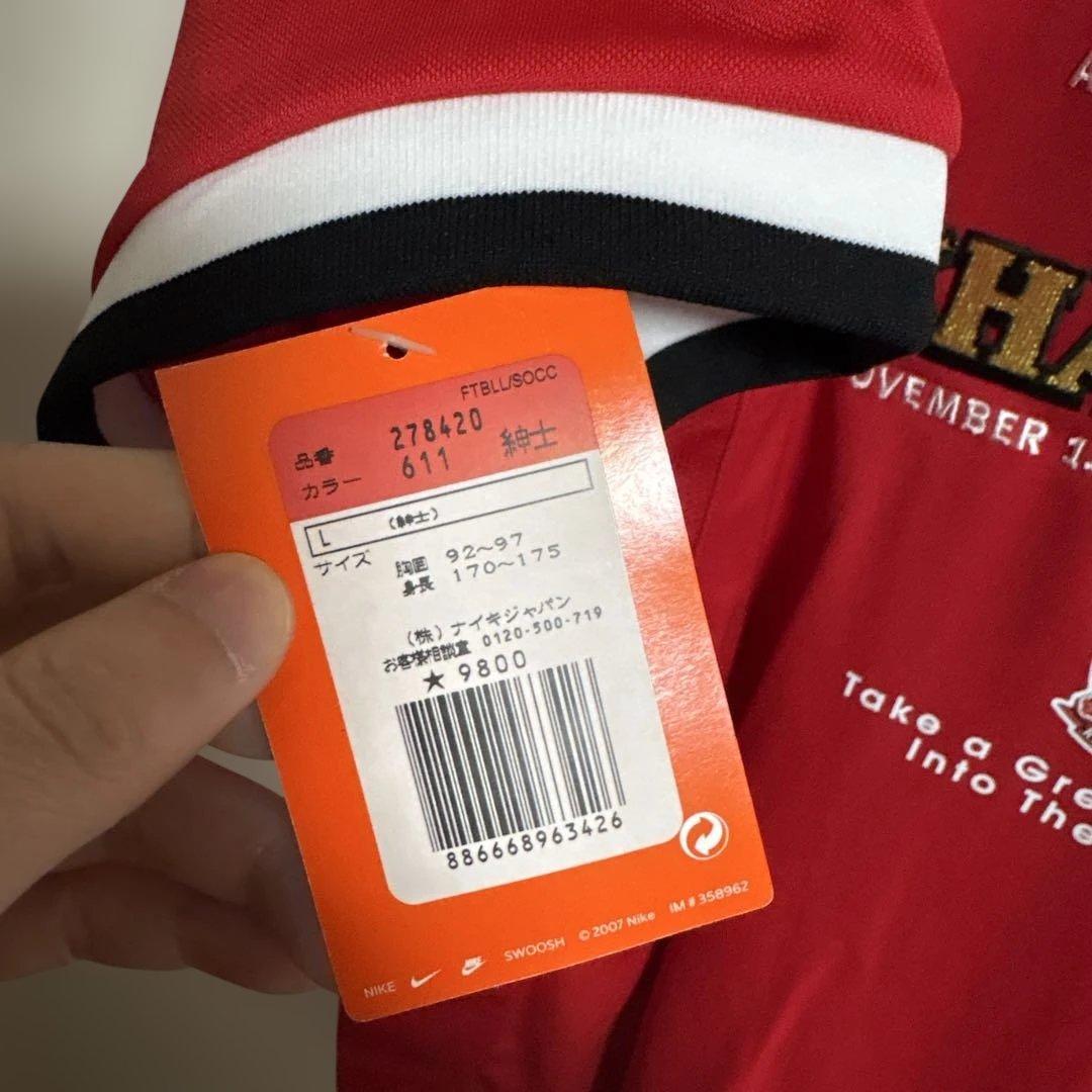 新品！浦和レッズ　ACL 2007年　 優勝　記念　ユニフォーム