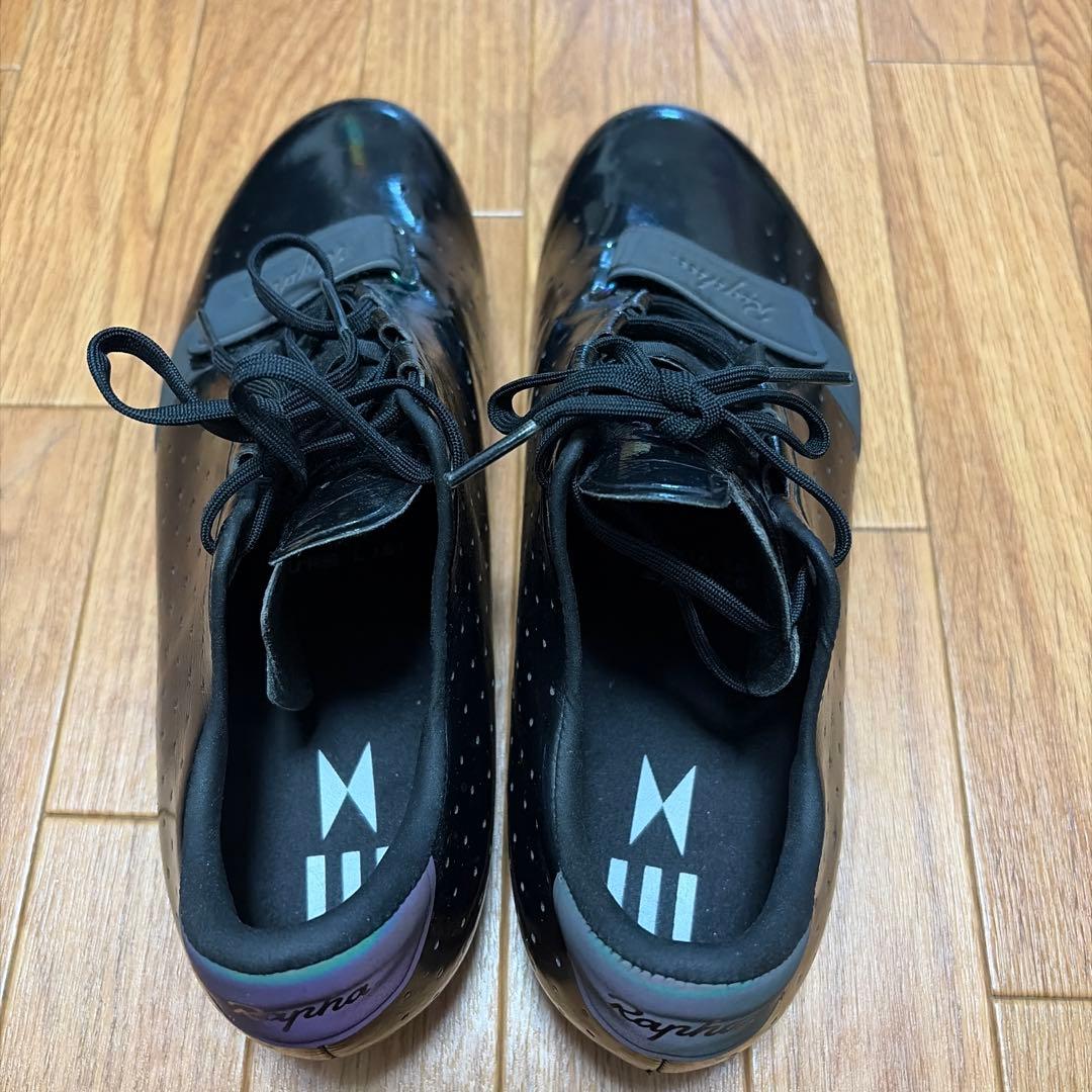 Rapha ブラック ロードバイクシューズ