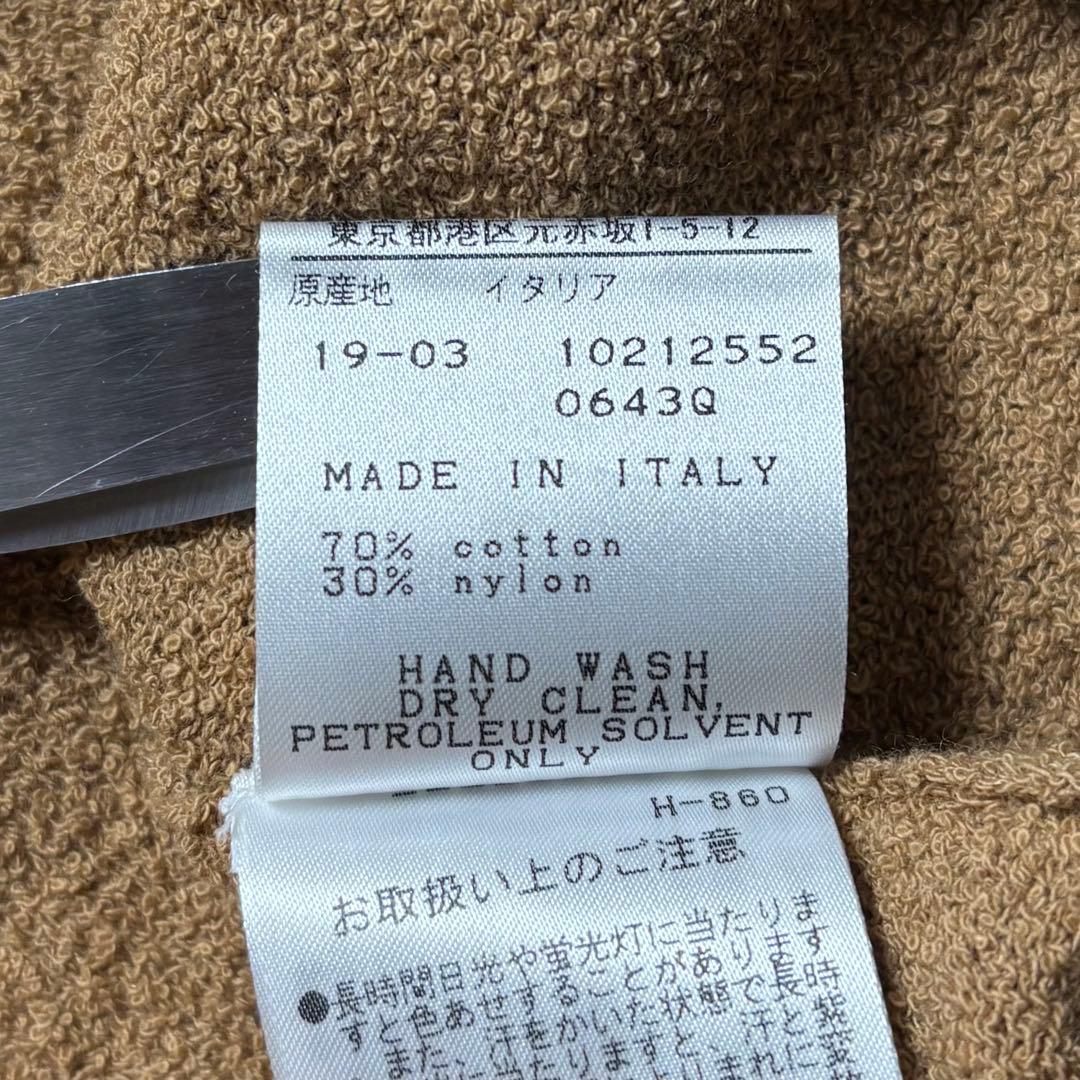 マスターバニー × ロベルトコリーナ パイル生地 ニット セーター 6/XL