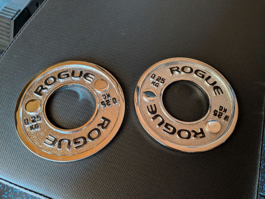 ROGUE パワー リフティング プレート 0.25kg 50mm用