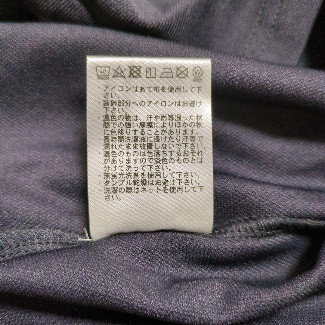 【美品】BRIEFING ポロシャツ 長袖 ゴルフ メンズ ネイビー XL