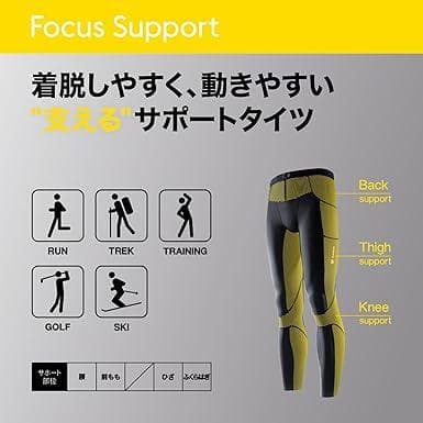 動きやすさをサポート⭐️Goldwin ストレッチ レディース ロングタイツ