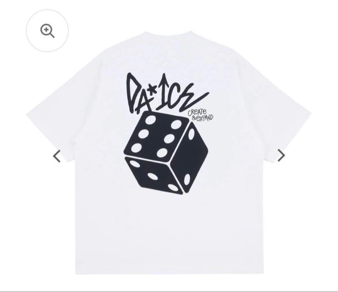 Da-iCE Tシャツ　Dice S/S Tee (白) Mサイズ　新品未開封