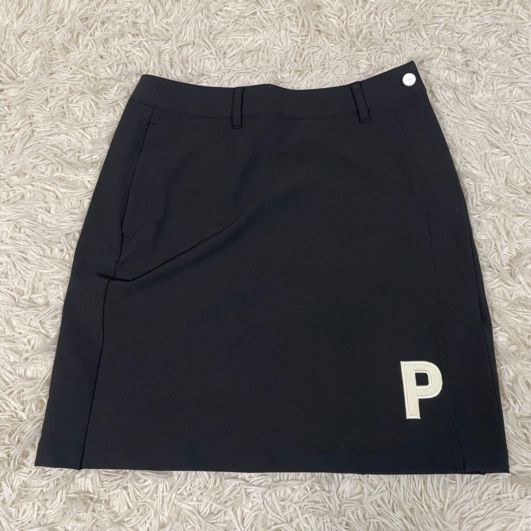 PUMA GOLF プーマゴルフ レディース Pロゴ セットアップ 黒