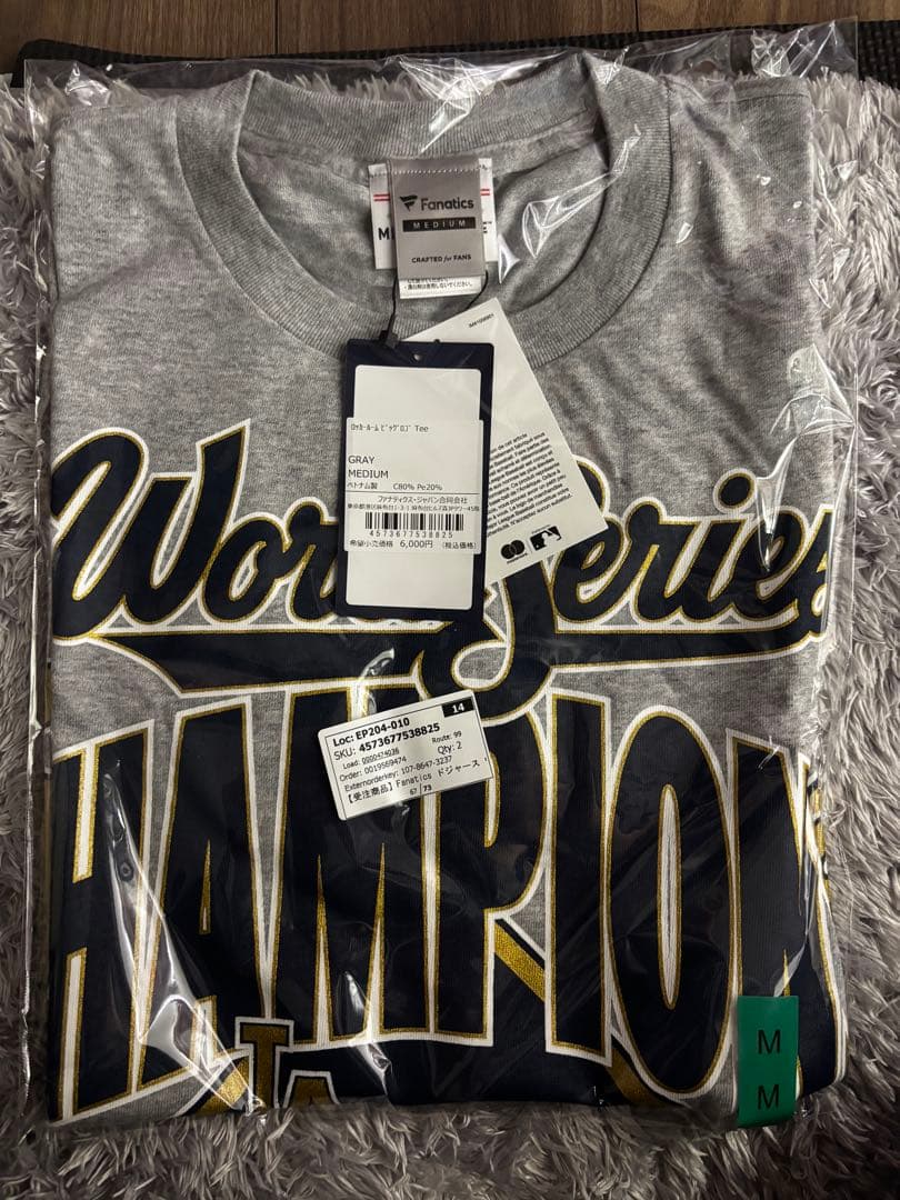 ロサンゼルスドジャース　2025優勝記念tシャツ　山本由伸タオルセット